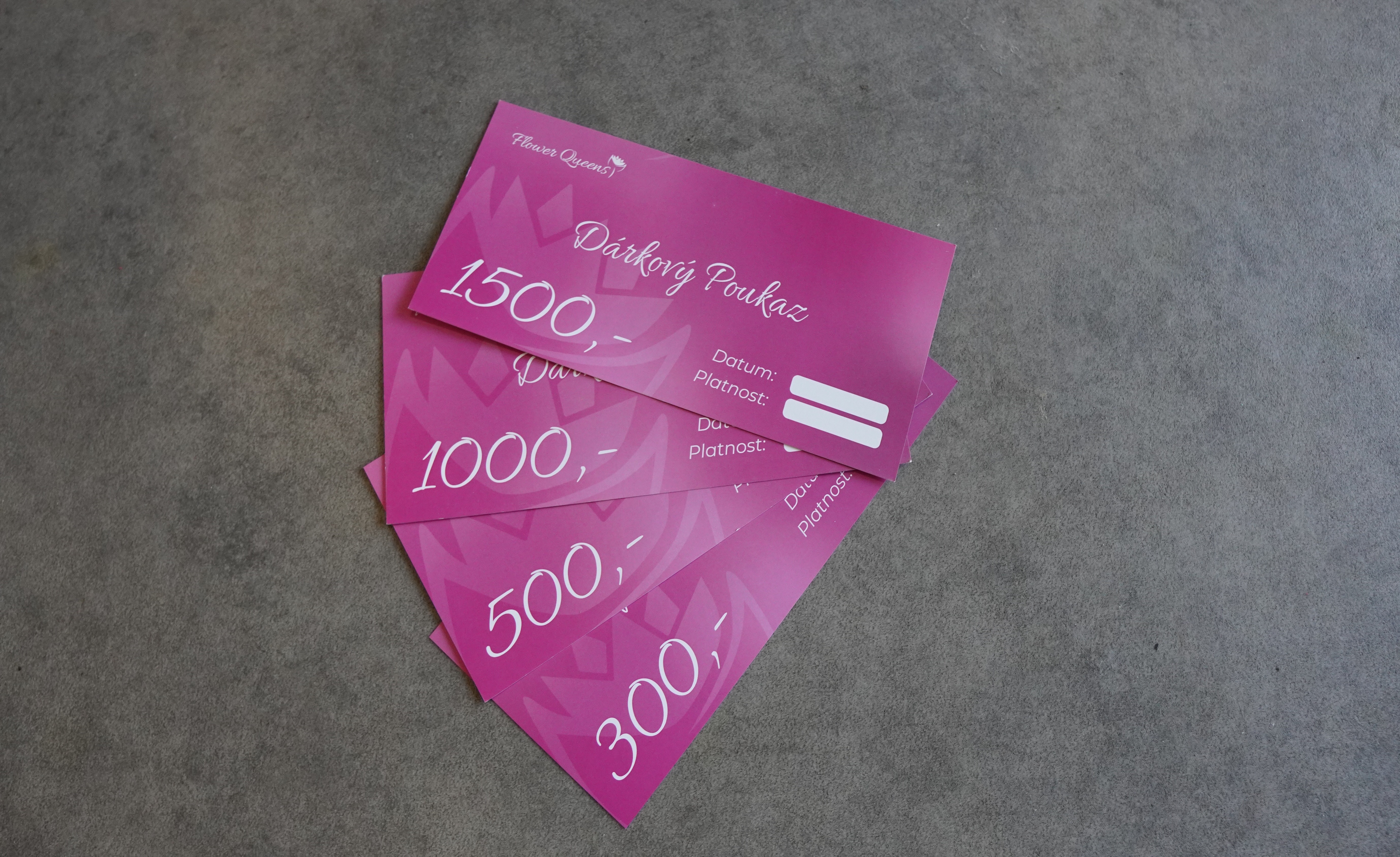 Dárkový poukaz Flower Queens