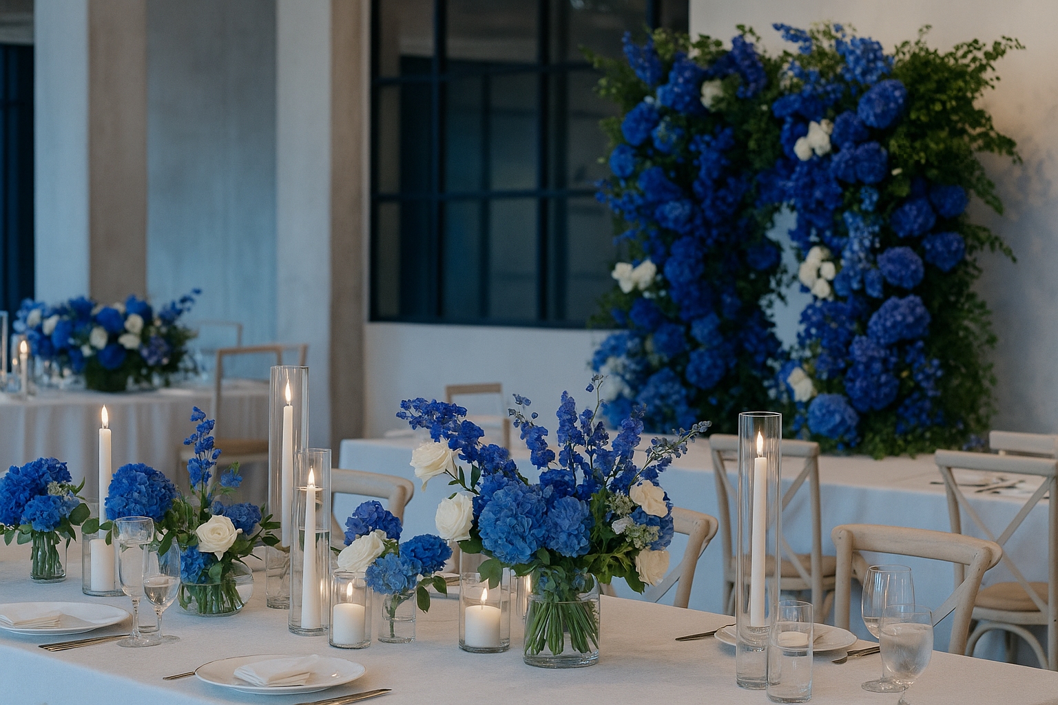 Květinová výzdoba svatební hostiny